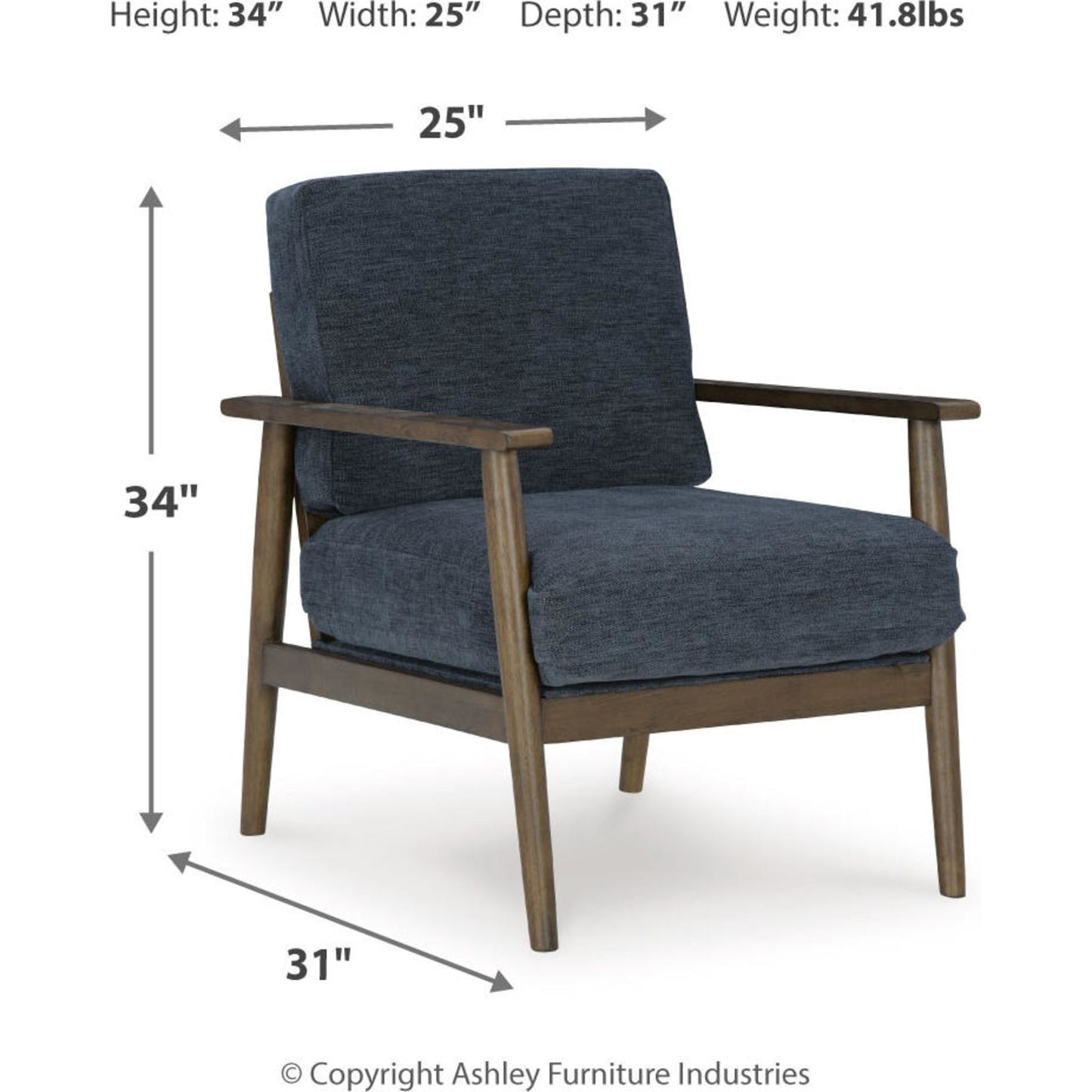 Fauteuil d'appoint Bixler Showood