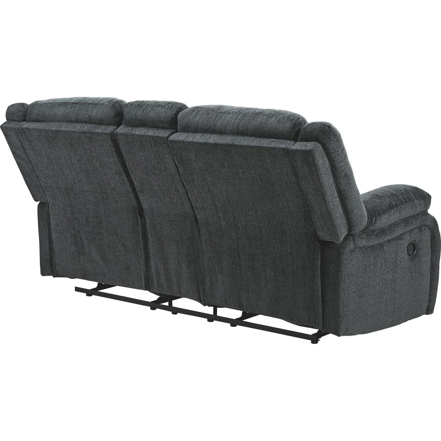 Canapé inclinable deux places Draycoll avec console