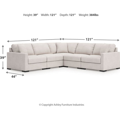 Canapé d'angle modulaire 5 pièces exclusif à Omaha