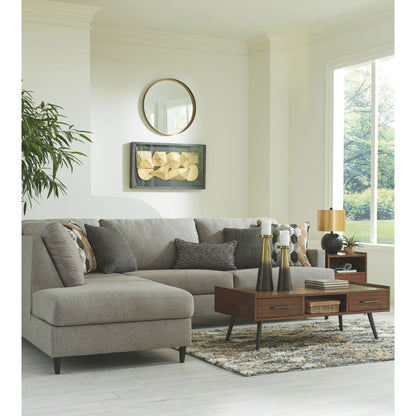 Canapé d'angle 2 pièces exclusif Santasia avec méridienne