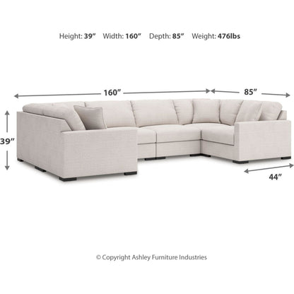 Canapé d'angle modulaire 6 pièces exclusif à Omaha