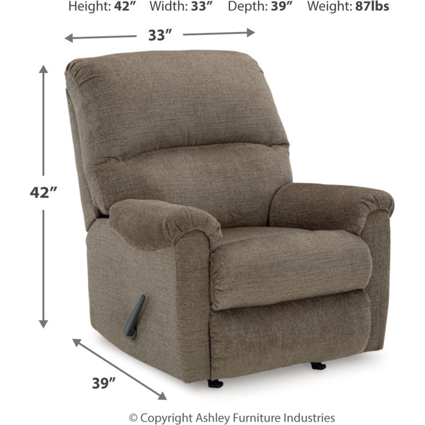 Fauteuil inclinable à bascule Stonemeade