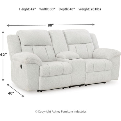 Canapé inclinable Frohn avec console