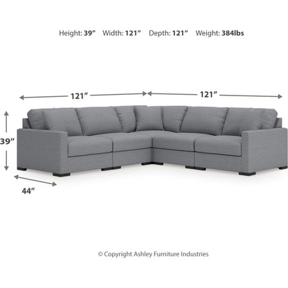 Canapé d'angle modulaire 5 pièces exclusif à Omaha