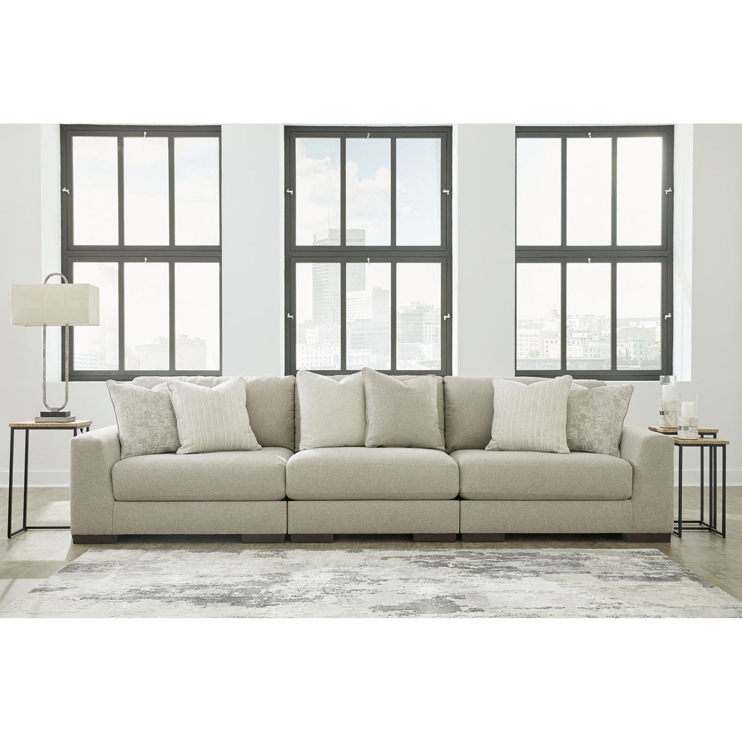 Lyndeboro - Canapé d'angle modulaire 3 pièces exclusif