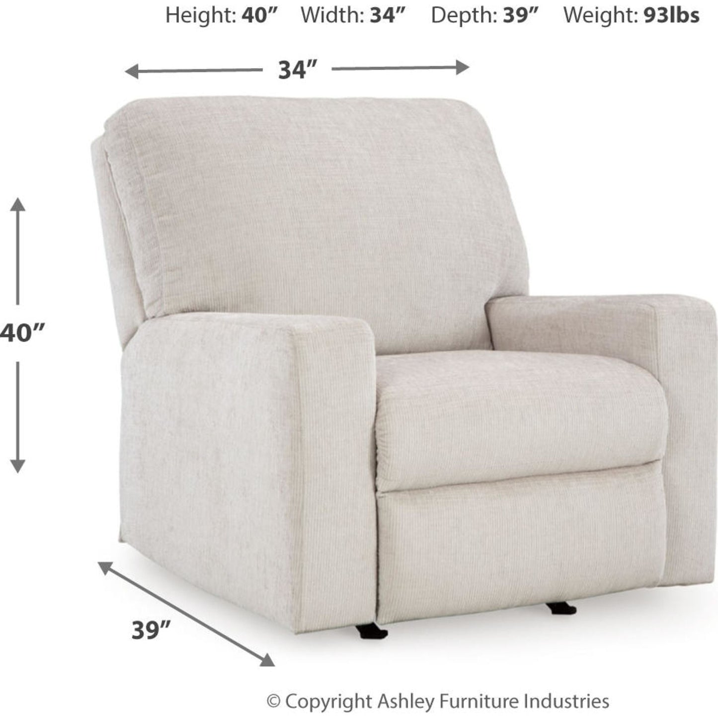 Fauteuil inclinable à bascule Aviemore