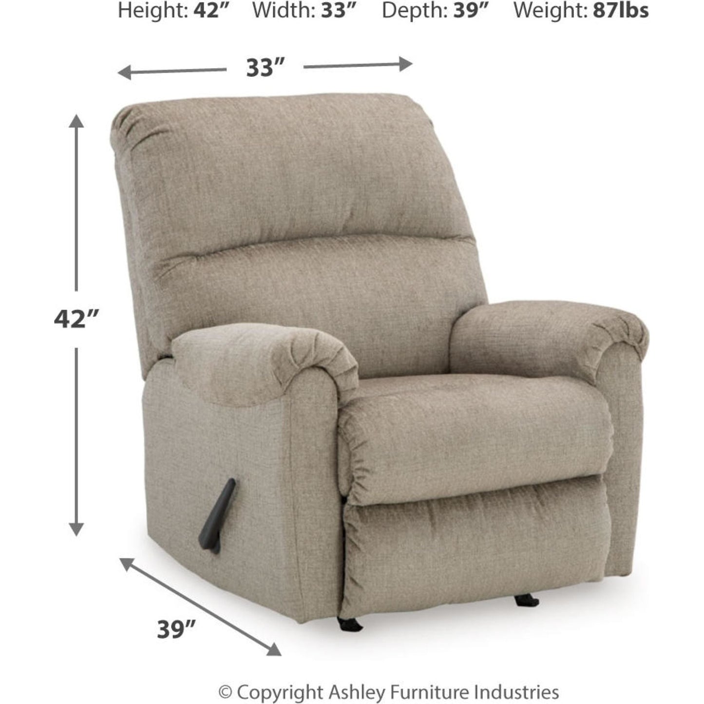 Fauteuil inclinable à bascule Stonemeade