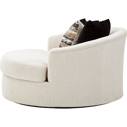 Fauteuil pivotant surdimensionné exclusif Cambri