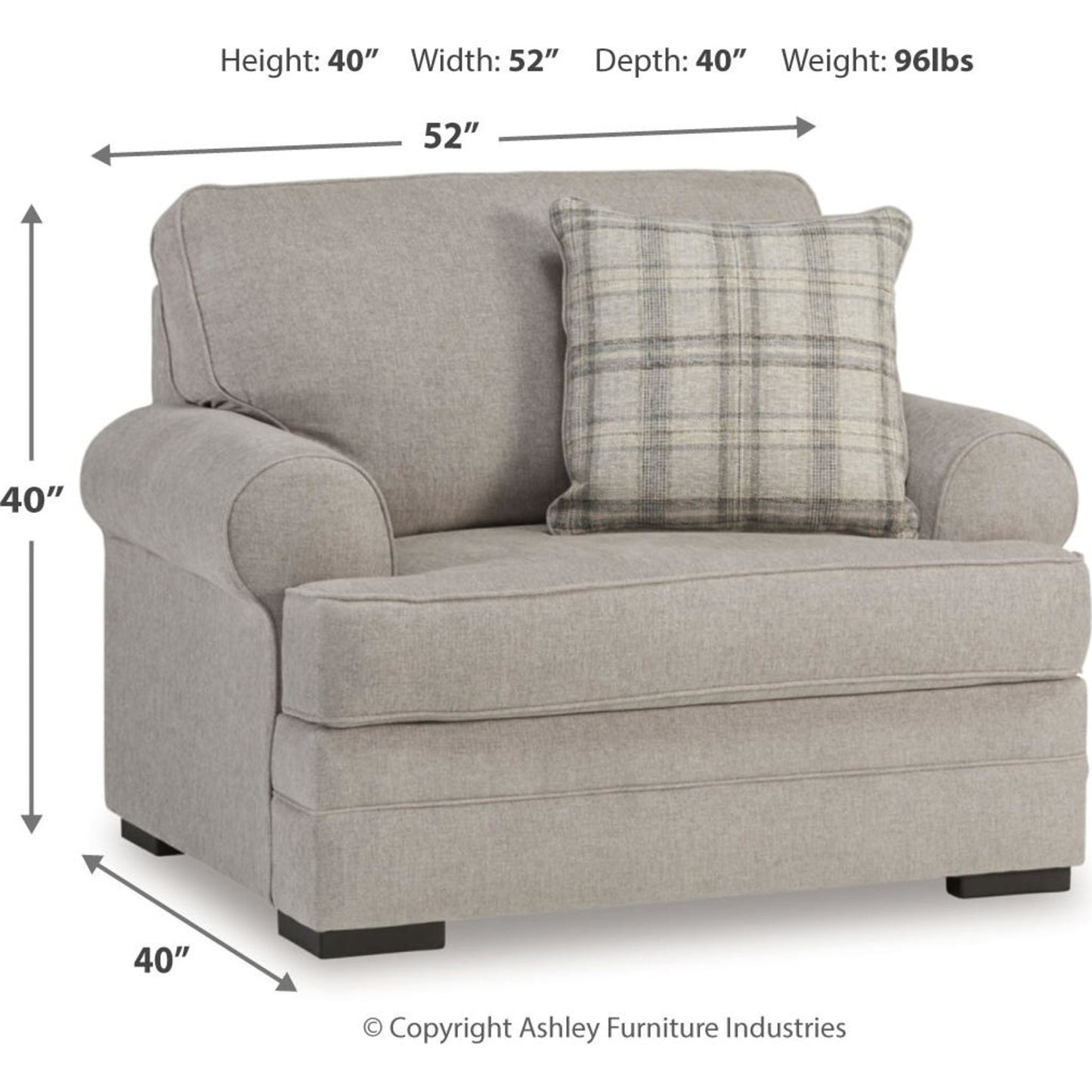 Chaise et demie exclusive Arbhor Knoll