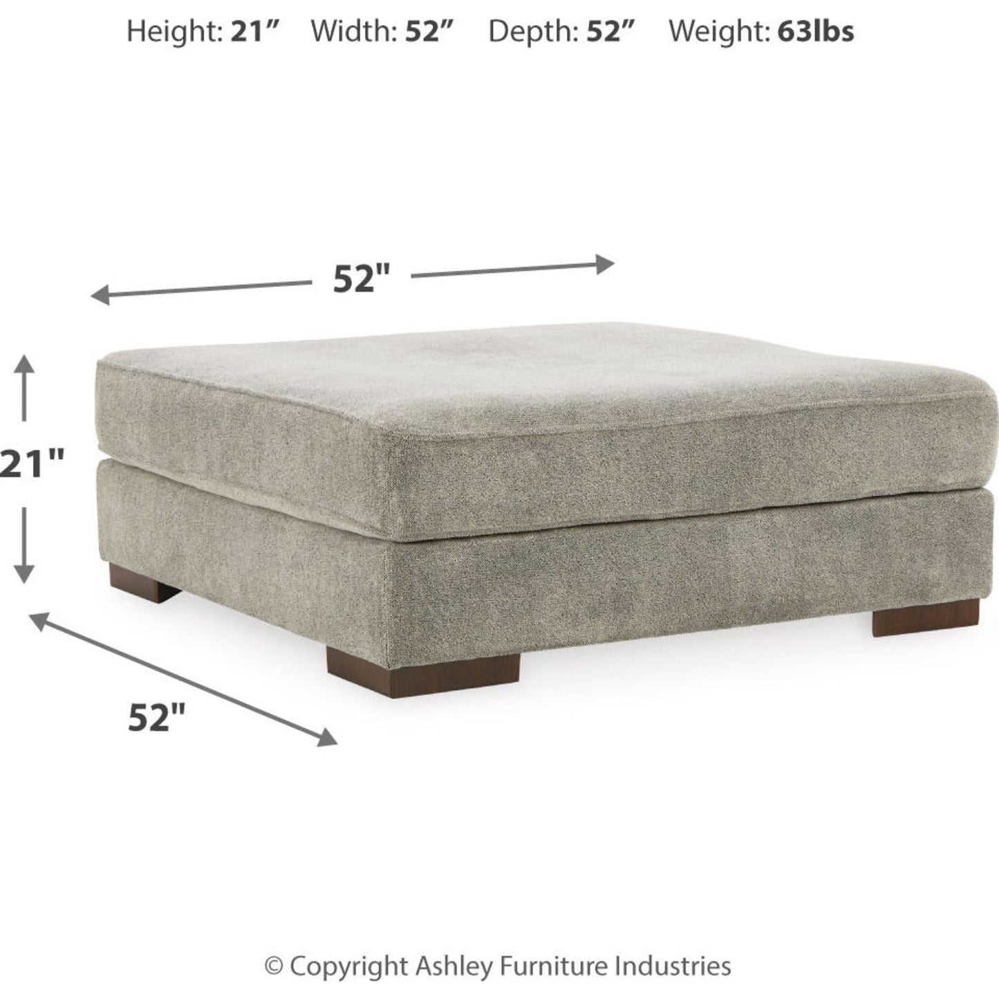 Pouf d'appoint surdimensionné Bayless