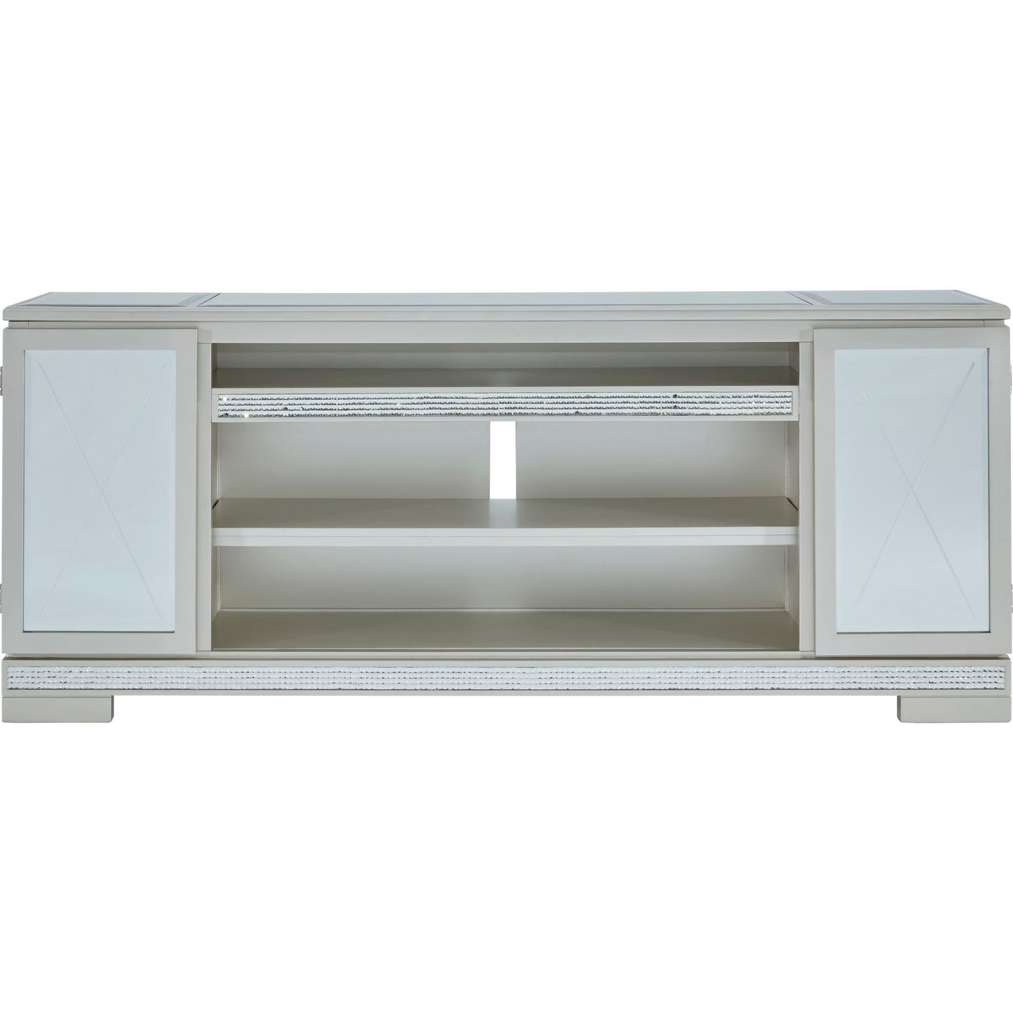 Meuble TV Flamory avec cheminée