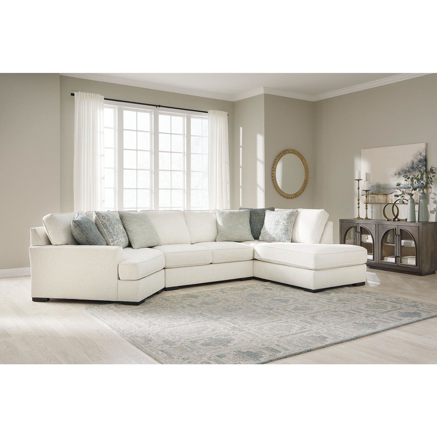 Canapé d'angle 3 pièces exclusif Flynndale avec méridienne