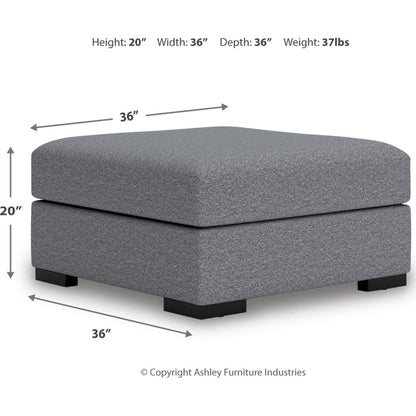 Pouf d'appoint surdimensionné exclusif à Omaha
