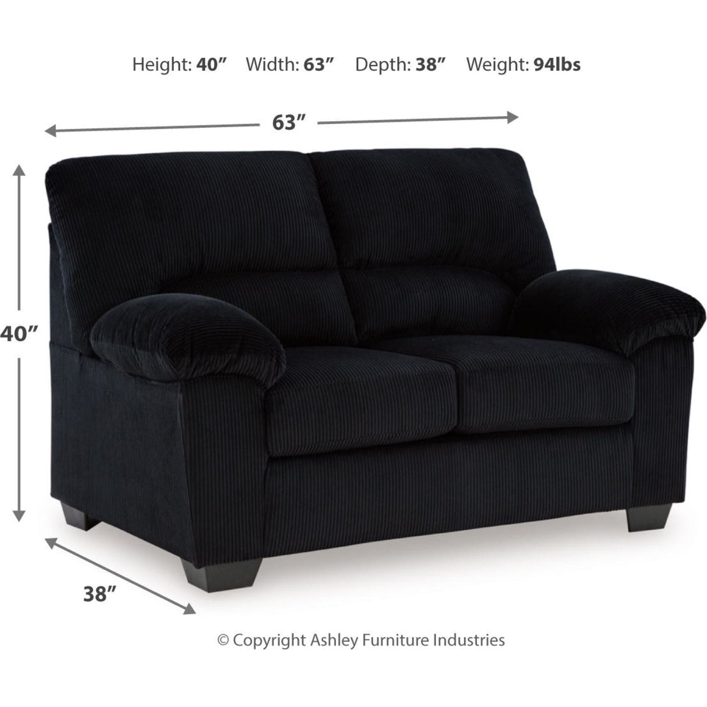 Canapé deux places SimpleJoy