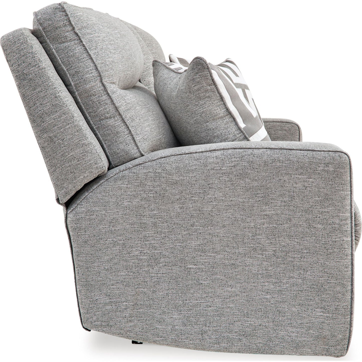 Canapé inclinable électrique exclusif Biscoe avec console et tête de lit réglable