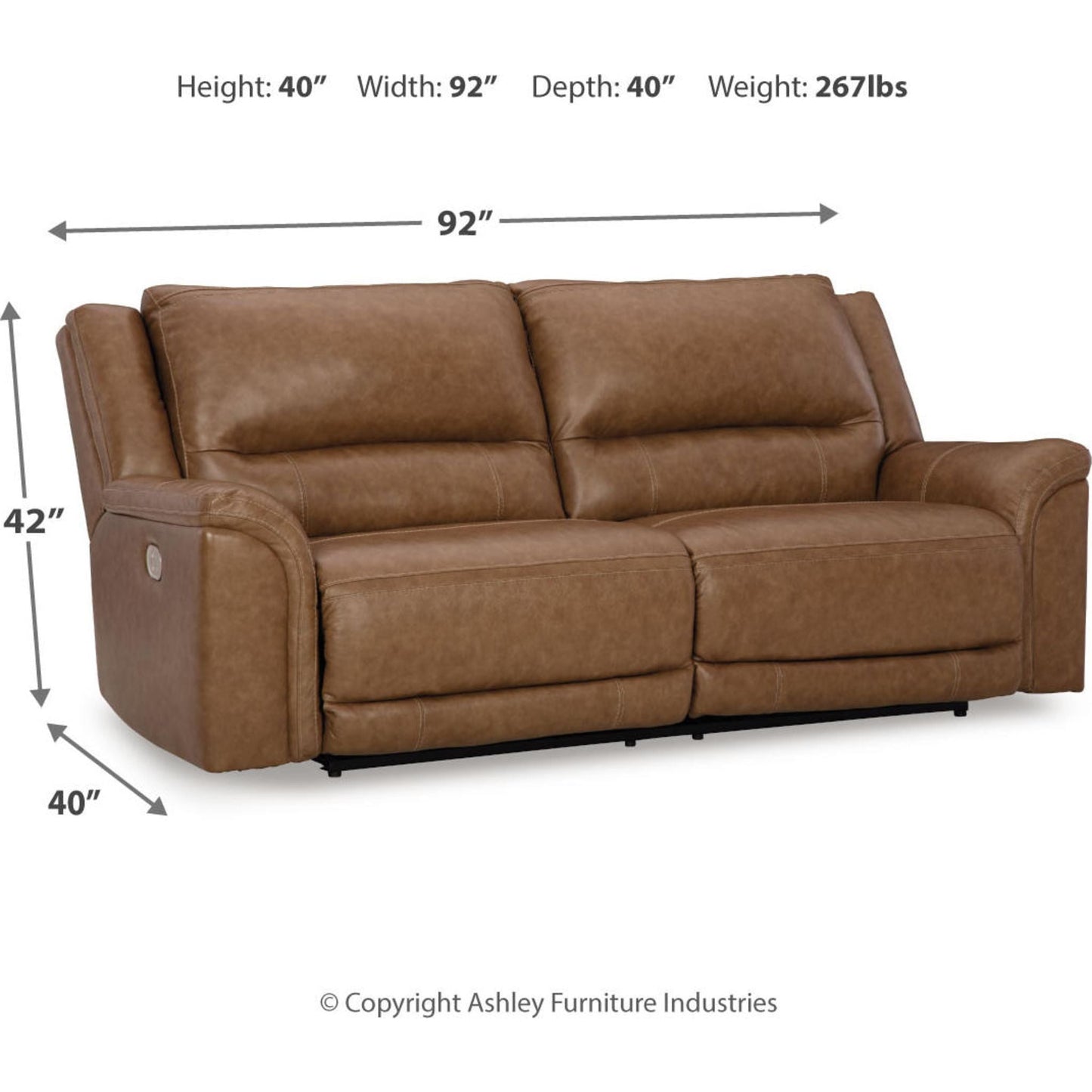 Canapé à inclinaison électrique Trasimeno