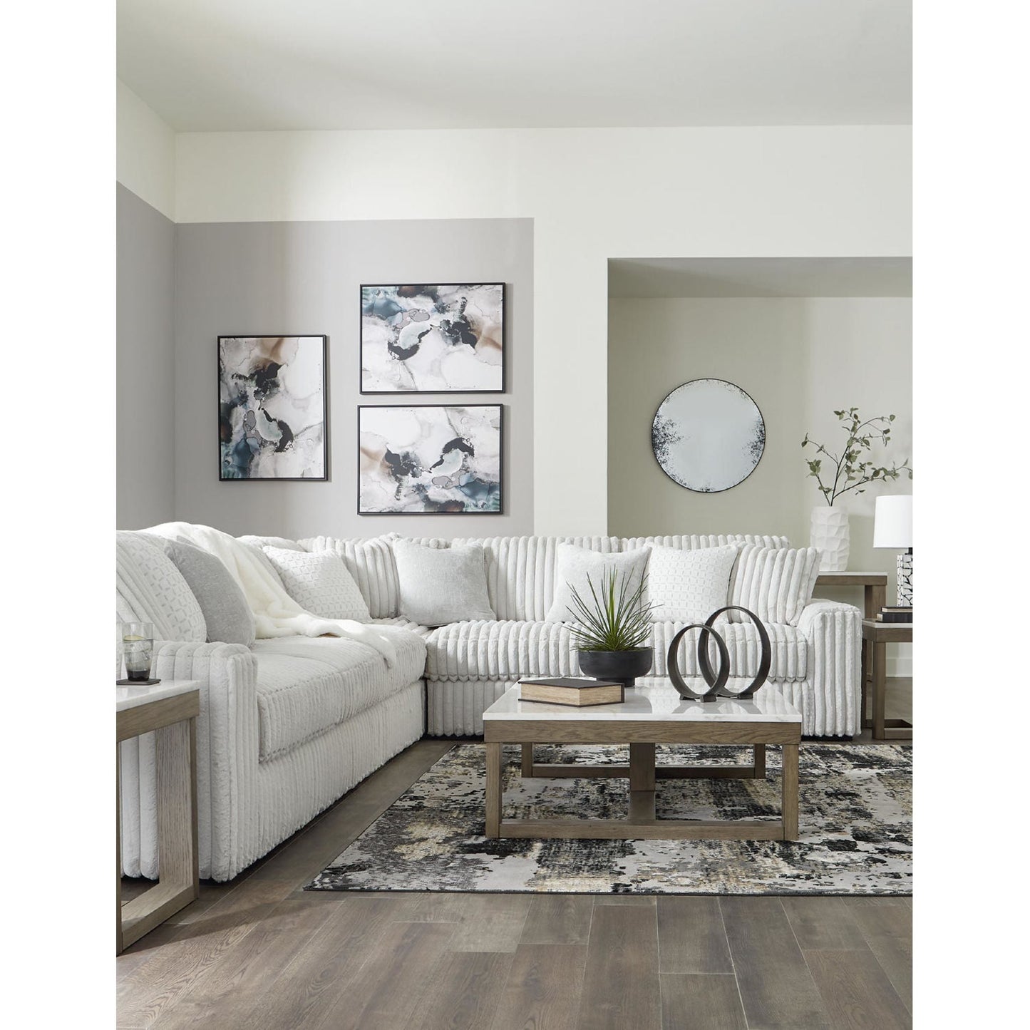 Magnifique canapé d'angle 3 pièces