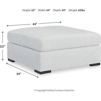 Pouf d'appoint surdimensionné exclusif Leighelli