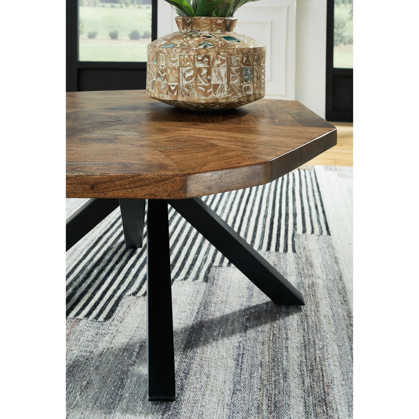 Table basse ovale Haileeton