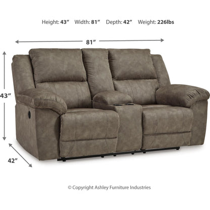 Canapé inclinable Laresview avec console