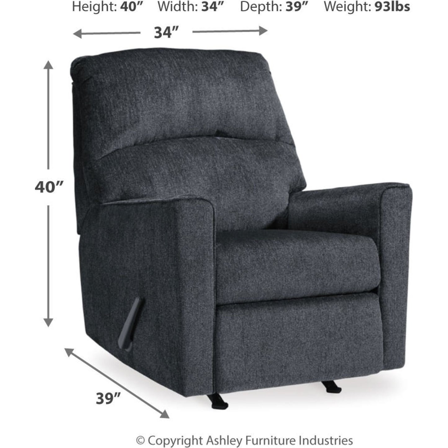 Fauteuil inclinable à bascule Altari