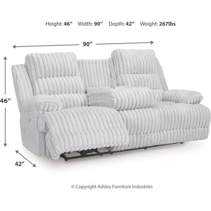 Canapé inclinable électrique Technique avec table rabattable