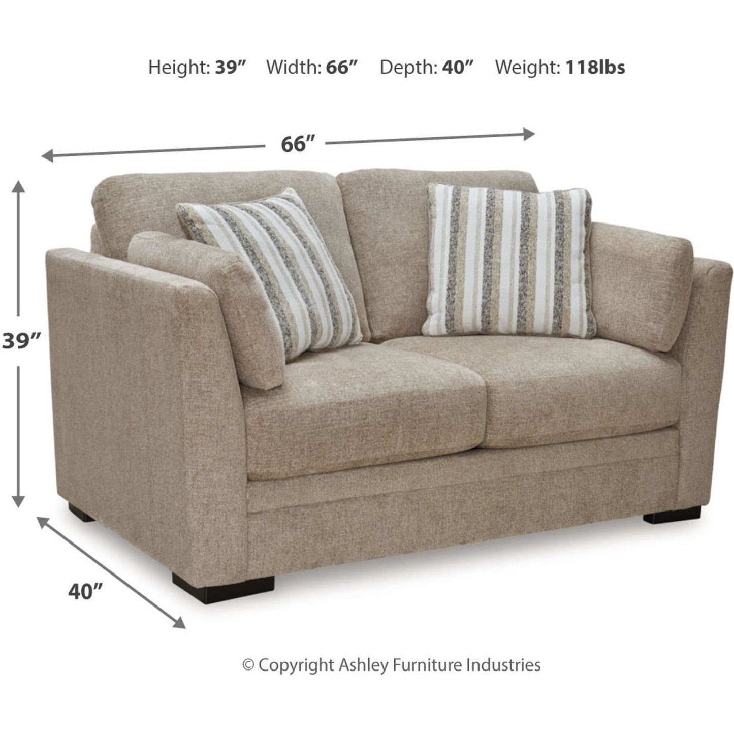 Canapé deux places exclusif Kimbridge