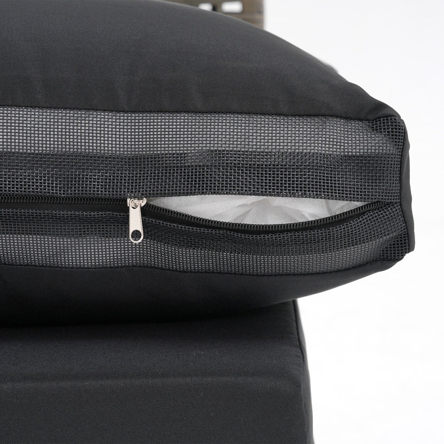 Ensemble de sièges d'extérieur modulables 6 personnes avec coussins