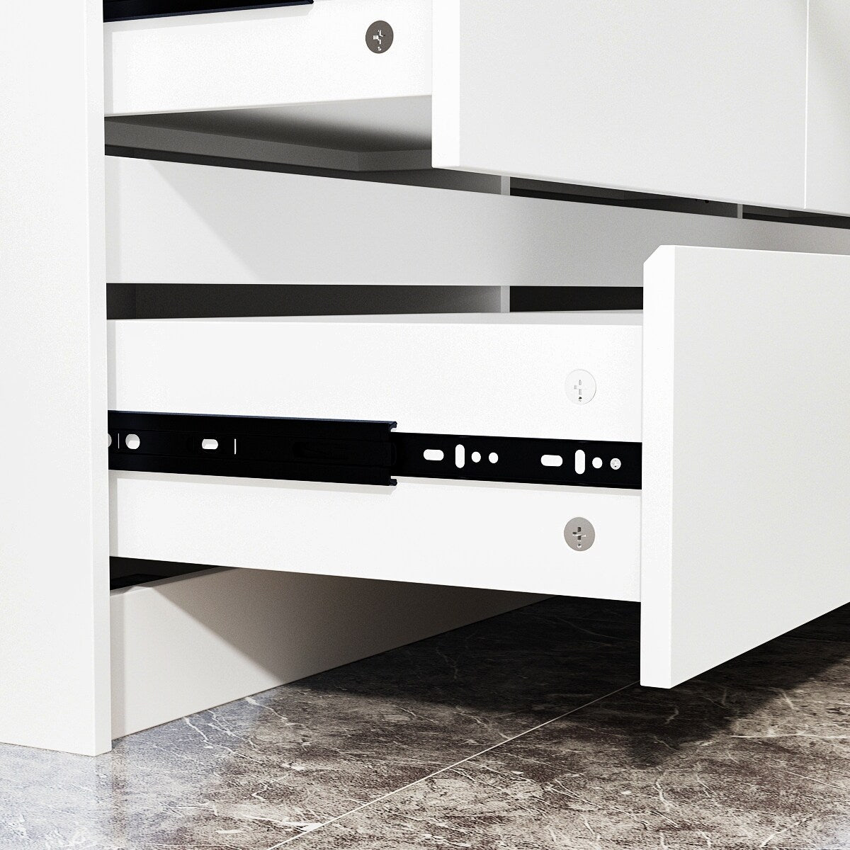 Commode d'appoint 63W à 9 tiroirs pour salon ou chambre