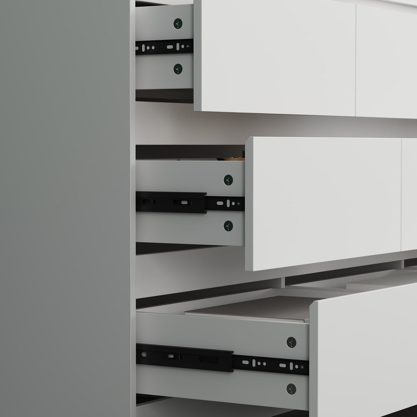 Commode d'appoint 63W à 9 tiroirs pour salon ou chambre