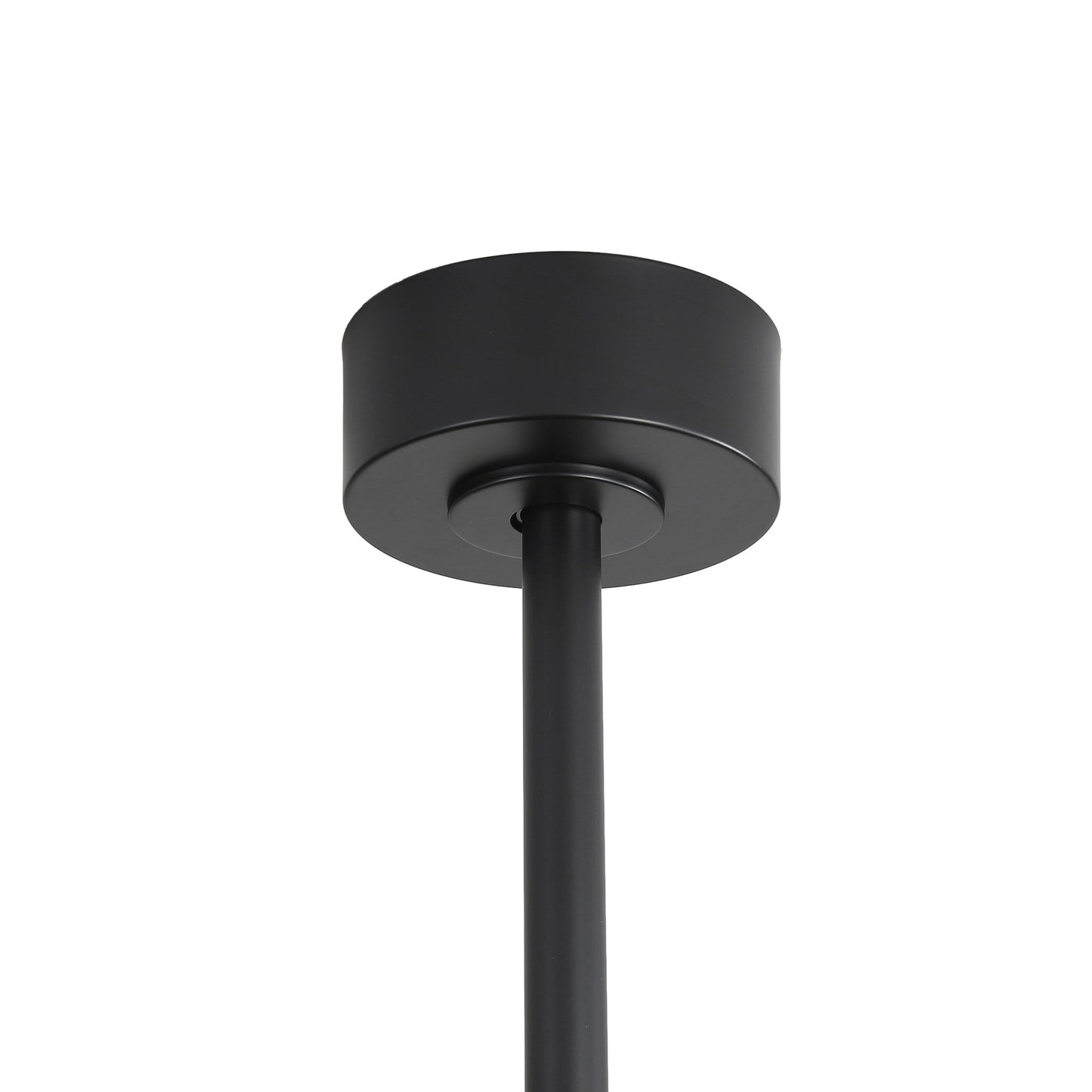 Ventilateur de plafond noir à 8 pales de 65 pouces avec éclairage LED et télécommande