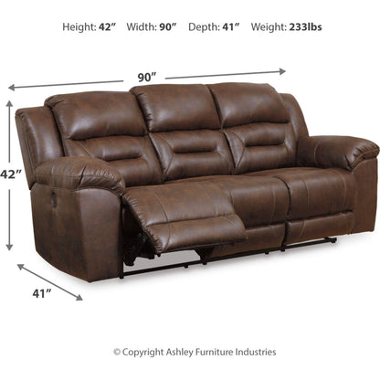 Canapé inclinable Stoneland avec alimentation électrique