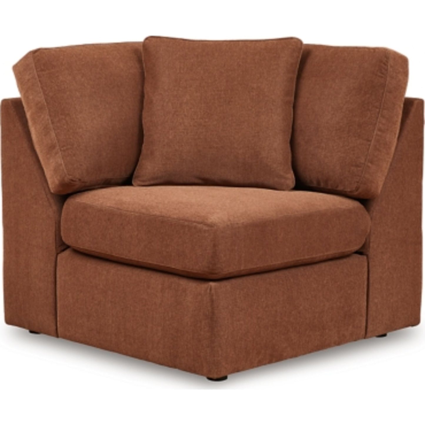 Canapé d'angle modulaire Modmax 6 pièces avec méridienne et console audio