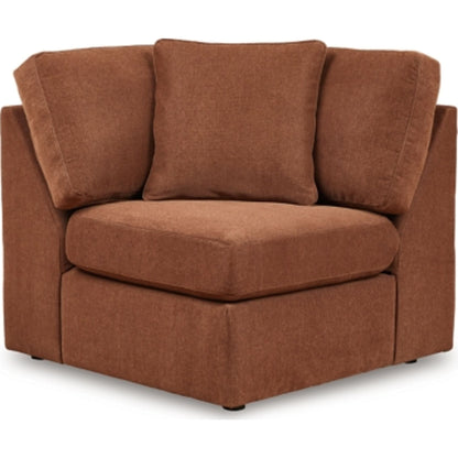 Canapé d'angle modulaire Modmax 6 pièces avec méridienne et console audio