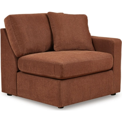 Canapé d'angle modulaire Modmax 8 pièces avec méridienne et consoles audio