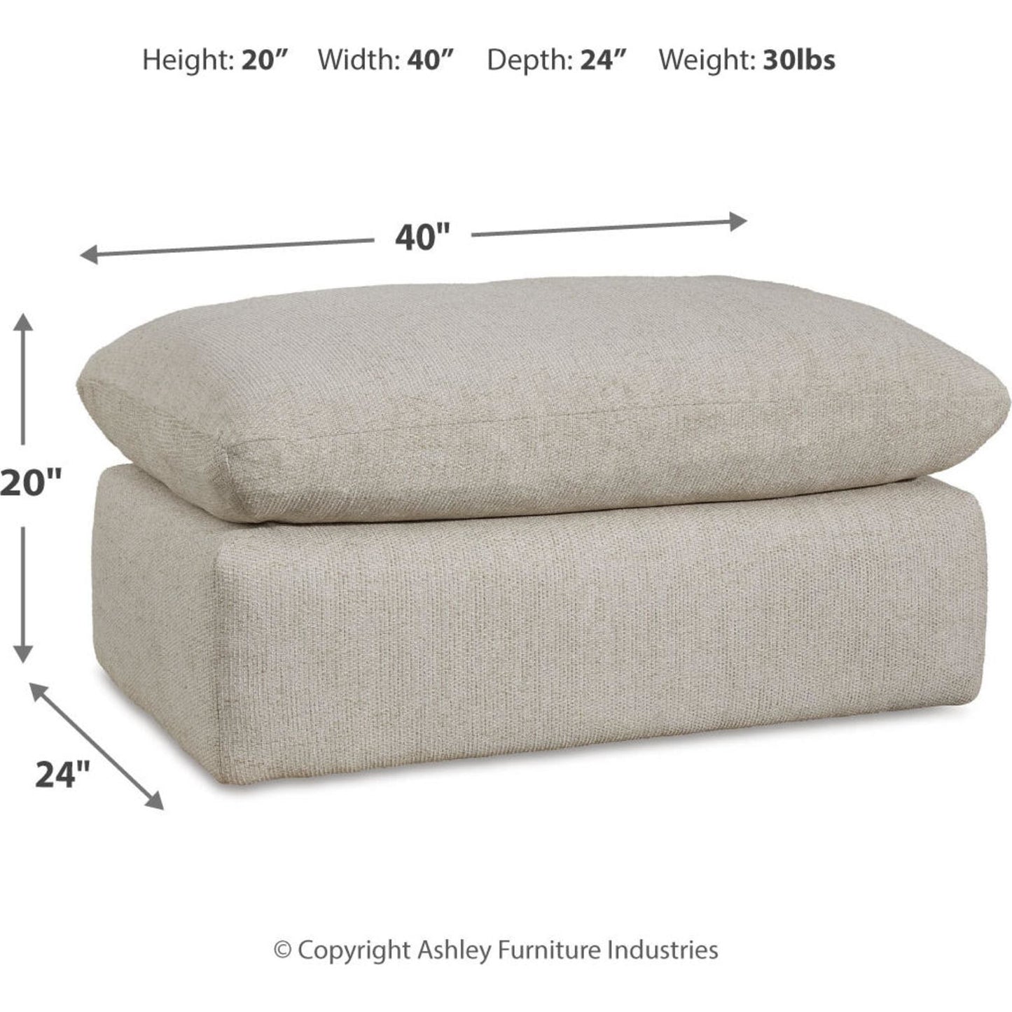 Ottoman raffiné et exclusif