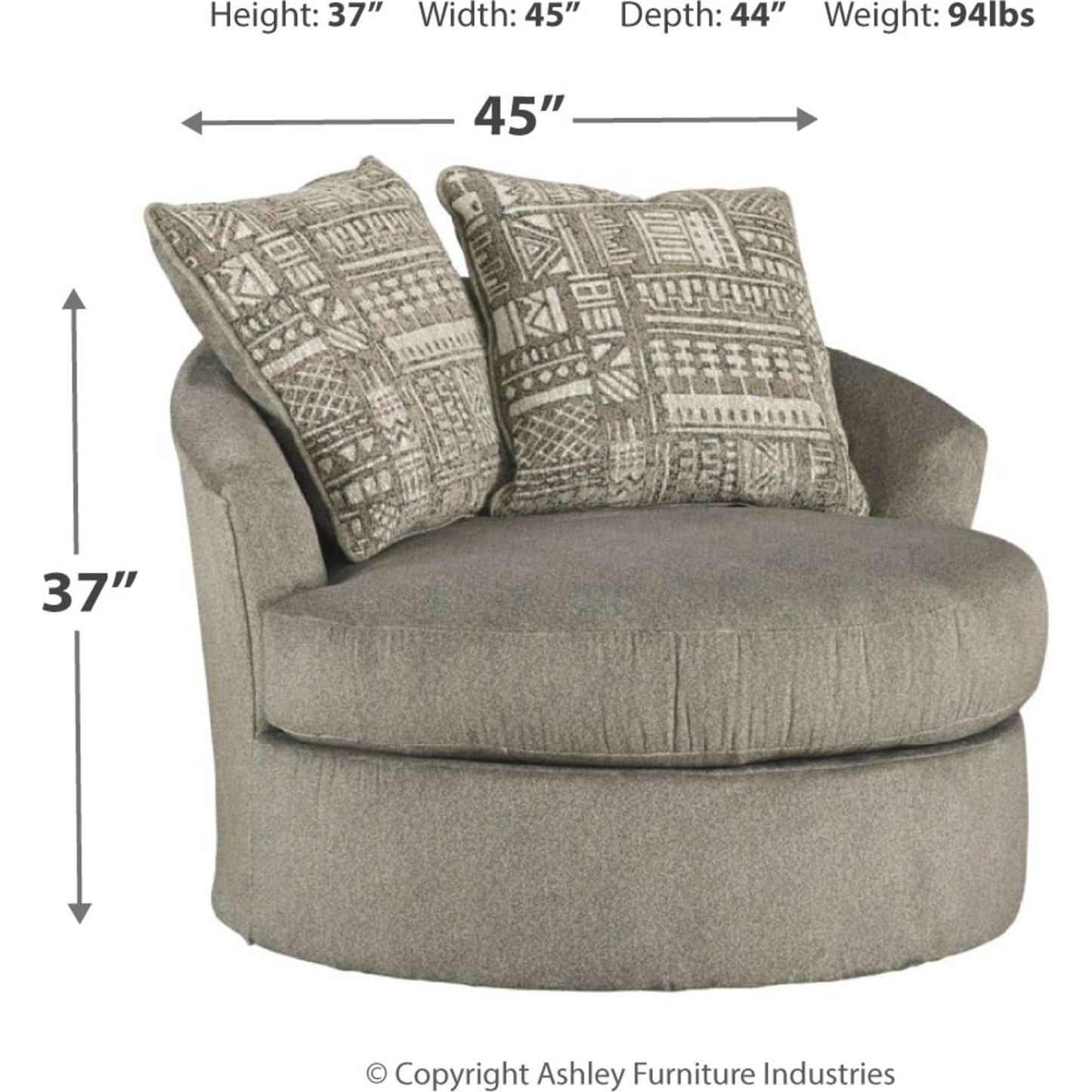 Fauteuil pivotant Soletren