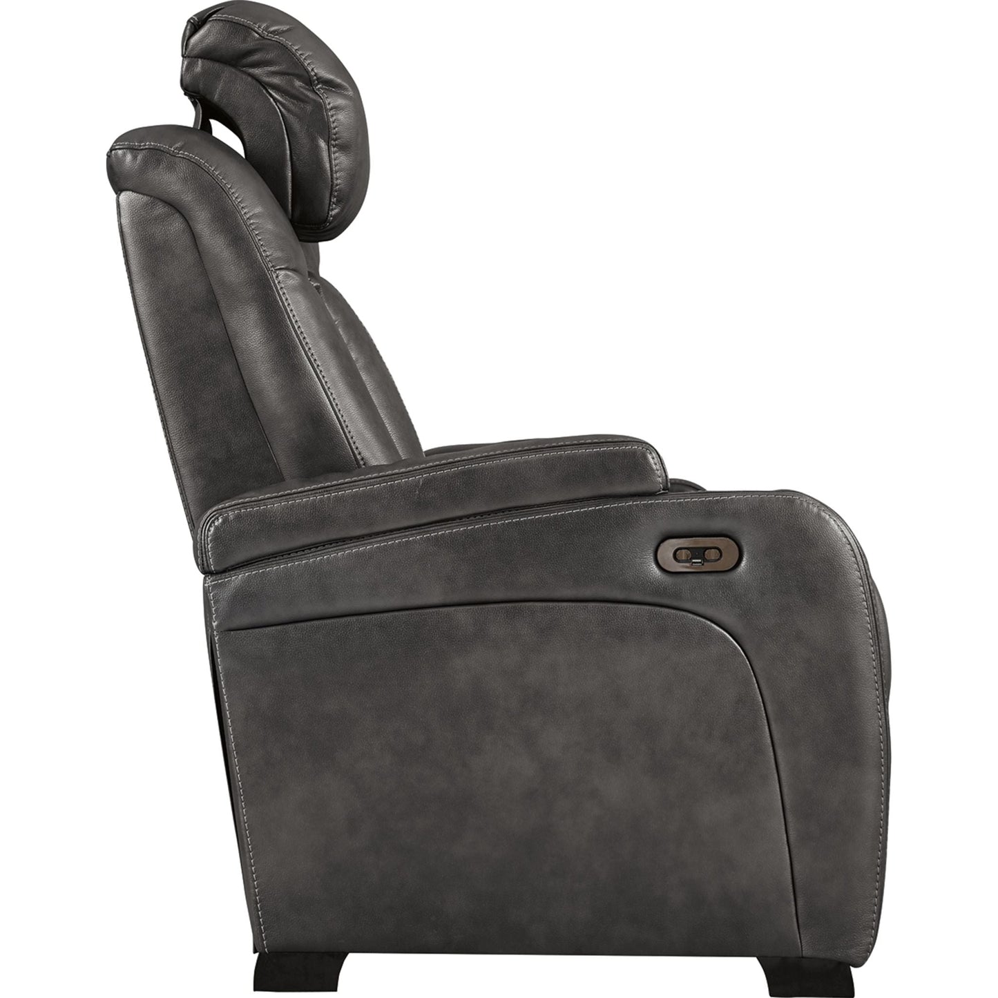 Canapé inclinable électrique Turbulence avec console et appui-tête réglable