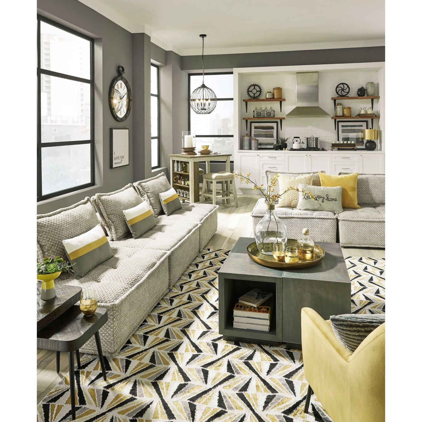 Bales 3 pièces Sectionnel modulaire