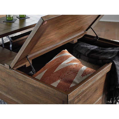 Table basse Moriville avec plateau relevable