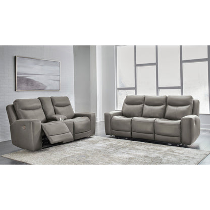 Fauteuil inclinable électrique Mindanao avec console et appui-tête réglable