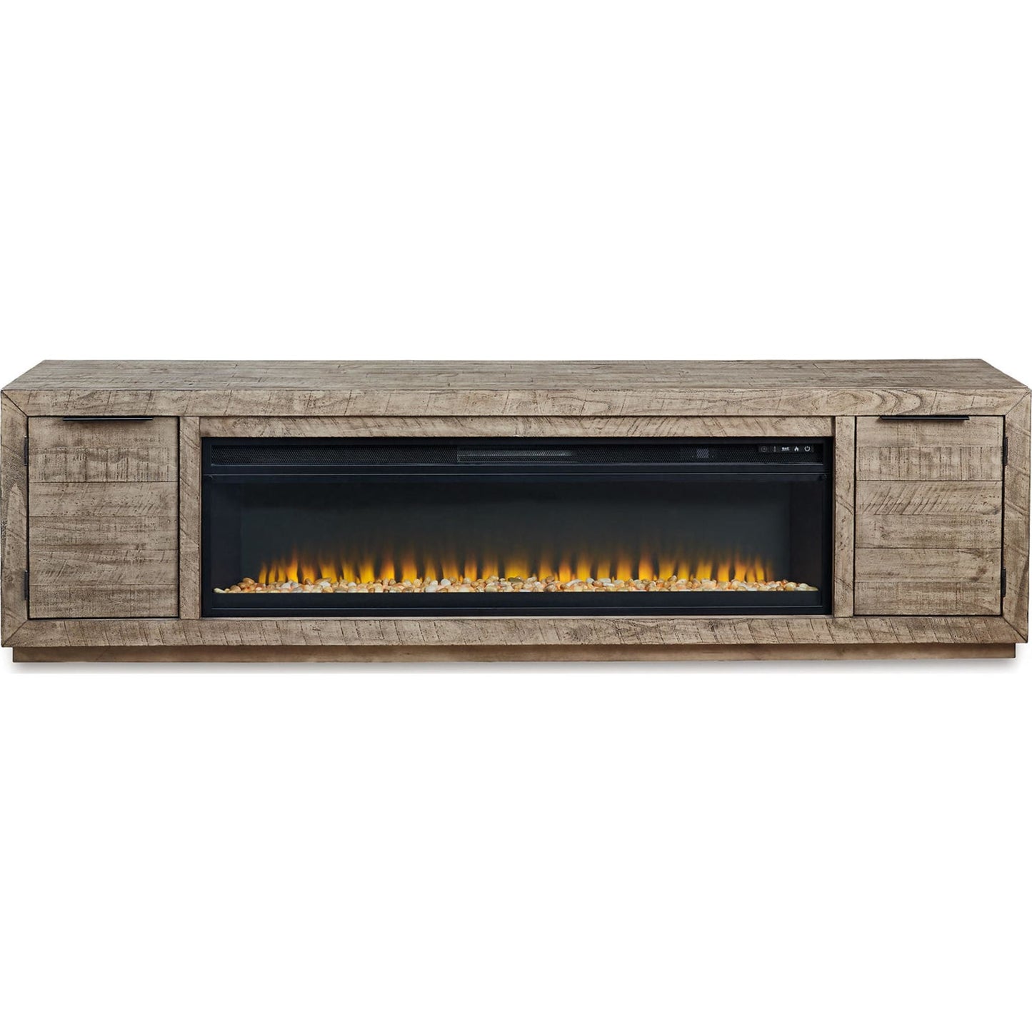 Meuble TV Krystanza avec cheminée