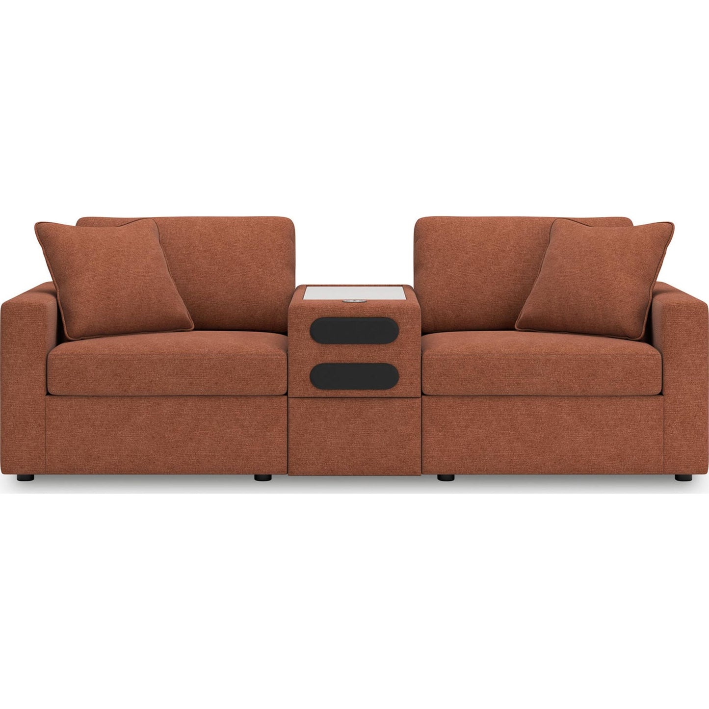 Canapé d'angle modulaire Modmax 3 pièces avec console audio