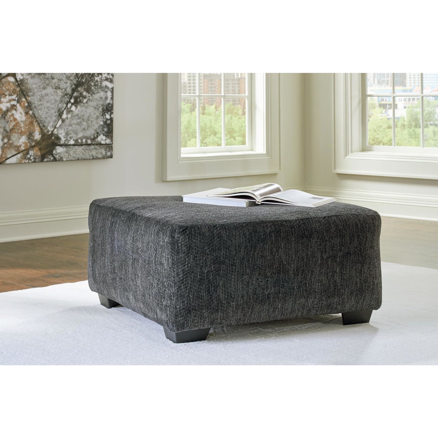 Pouf d'appoint surdimensionné Biddeford