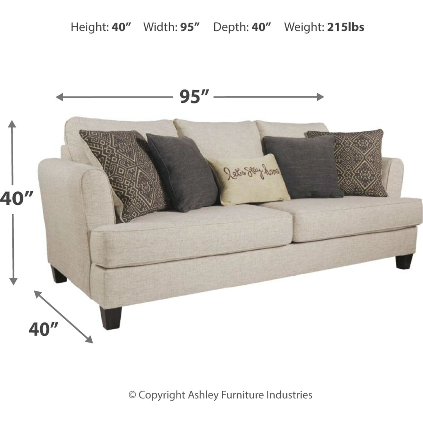 Canapé-lit Queen exclusif Alcona