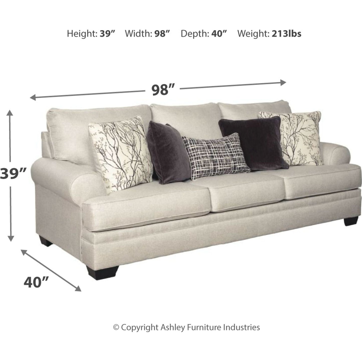 Canapé-lit Queen exclusif Antonlini