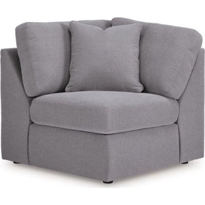 Canapé d'angle modulaire Modmax 6 pièces avec méridienne et console de rangement