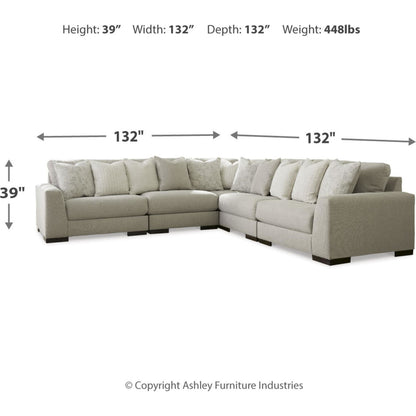 Lyndeboro - Canapé d'angle modulaire 5 pièces exclusif
