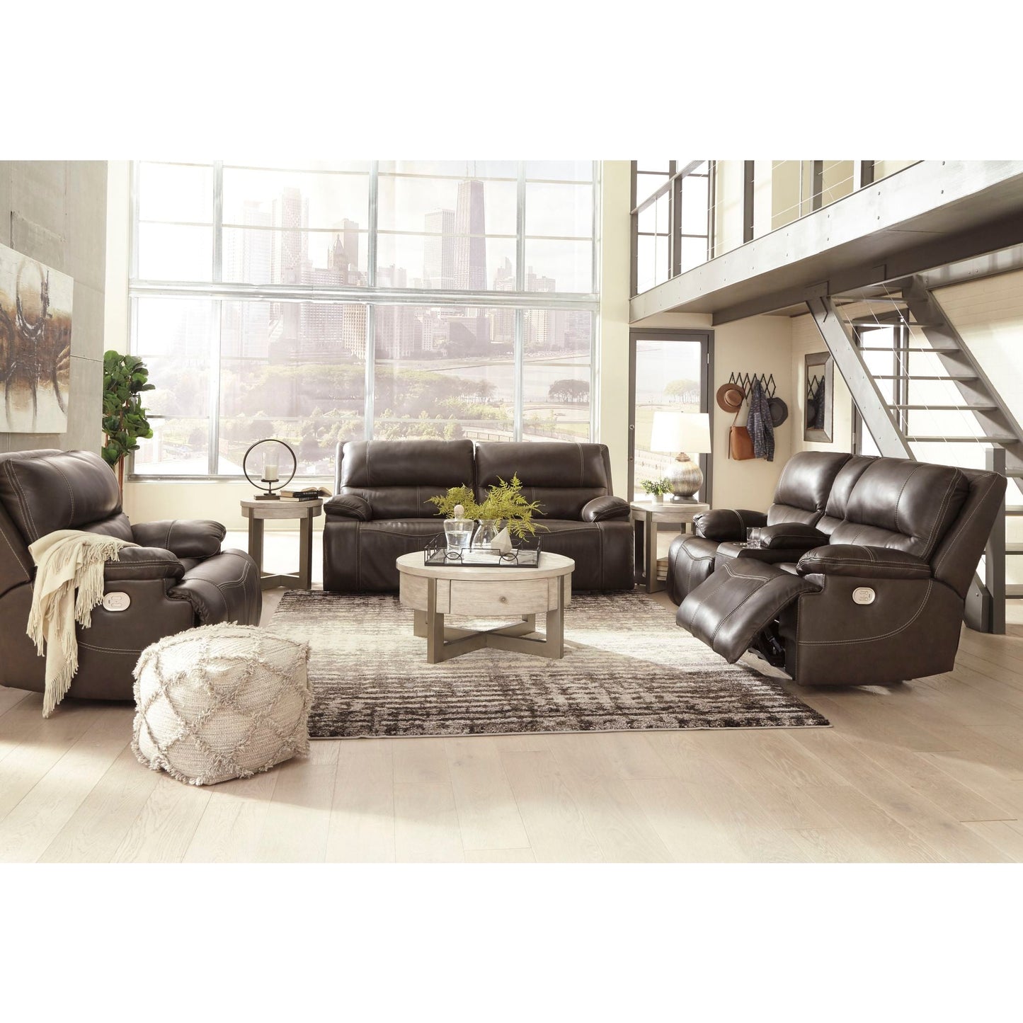 Canapé inclinable électrique Ricmen avec appui-tête réglable