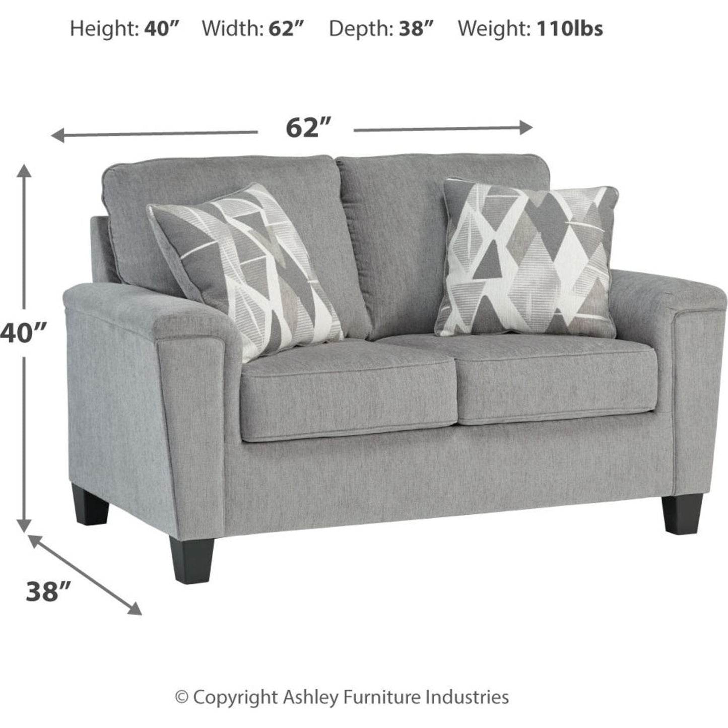 Canapé deux places exclusif Leeshan